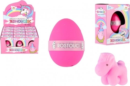 Liseči se in rastoči samorog iz jajca 6 cm