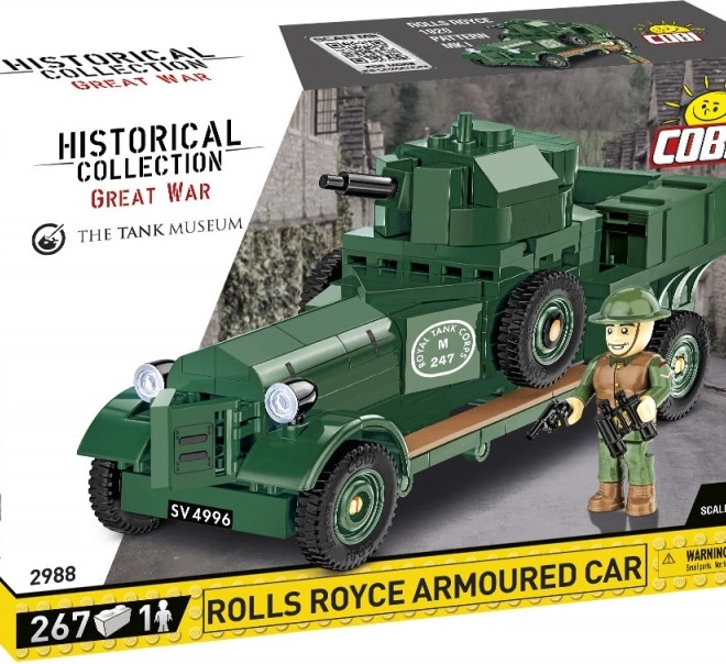 Kocke Zgodovinska Kolekcija Rolls-Royce Oklepno Vozilo 1920 Vzorec Mk I