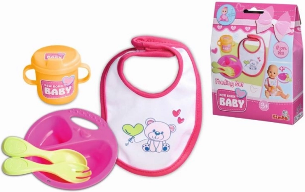 Jedilni komplet za punčke NEW BORN BABY