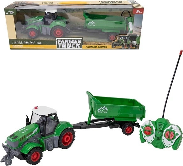 Zabavni RC traktor s prikolico