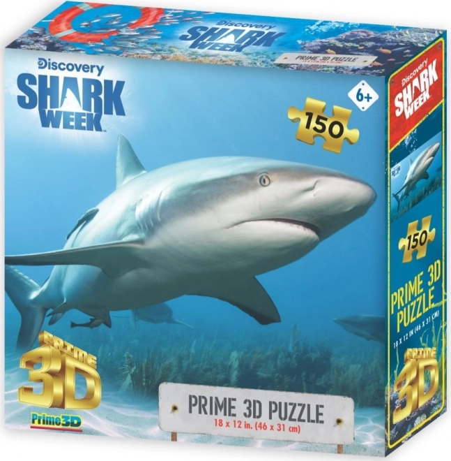 3D puzzle karibski grebenski morski pes, 150 koščkov