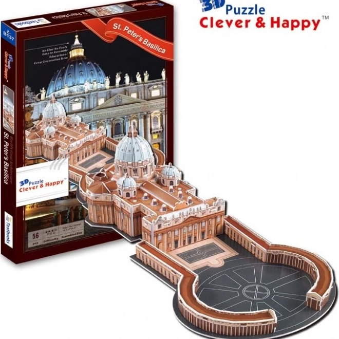 3D sestavljanka Bazilika Sv. Petra Vatikan
