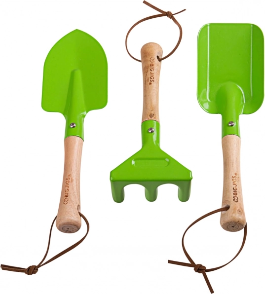 Bigjigs Toys otroško ročno vrtno orodje – komplet 3 kosov