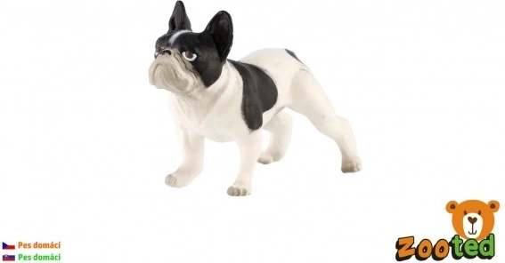 Francoski buldog – plastična figurica 6 cm