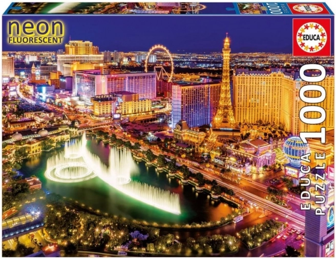Svetleče sestavljanke Las Vegas 1000 kosov EDUCA