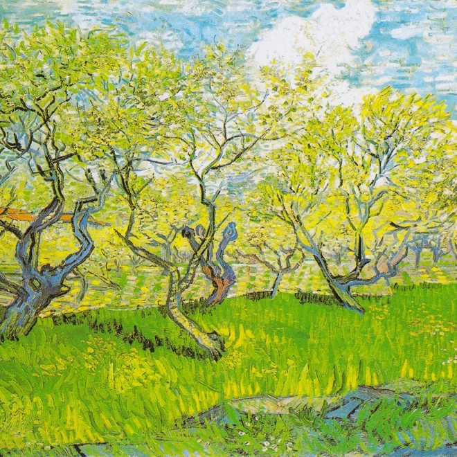 Sestavljanka Vincent van Gogh: Cvetoči Sad 1000 kosov