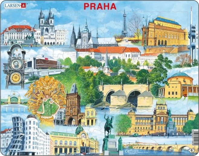 Sestavljanka Praga znamenitosti 66 koščkov