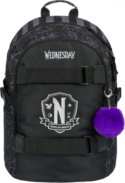 Šolski nahrbtnik BAAGL Wednesday Nevermore Skate
