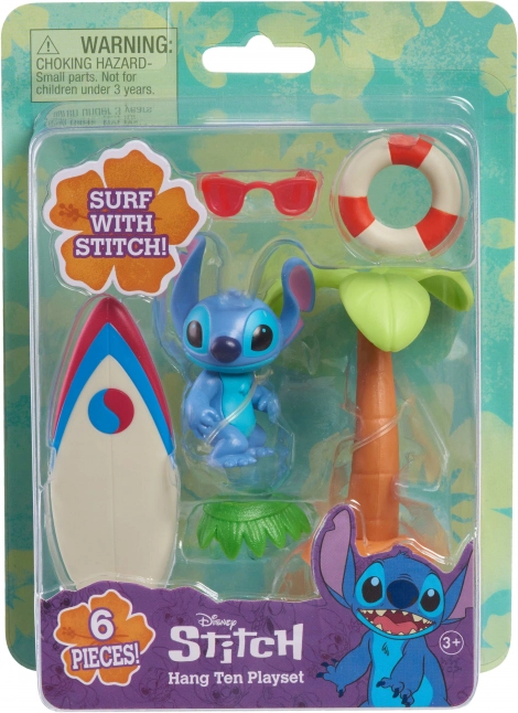 Komplet figuric Lilo in Stitch Hang Ten
