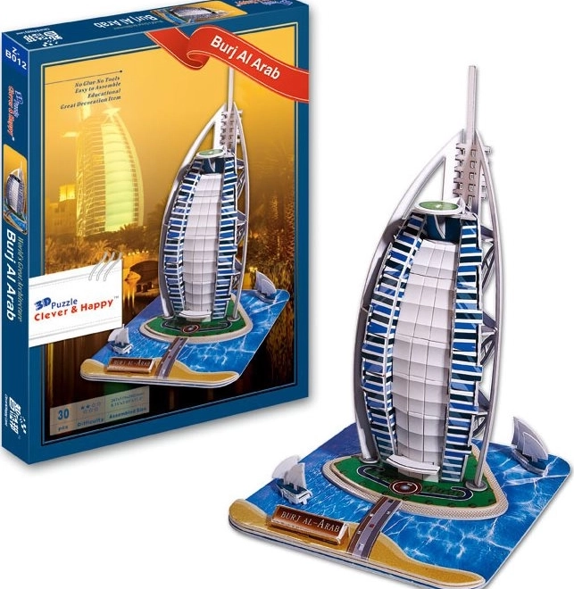 3D sestavljanka Burj Al Arab 30 kosov