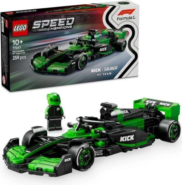 LEGO Speed Champions dirkalnik KICK Sauber F1 Team C44