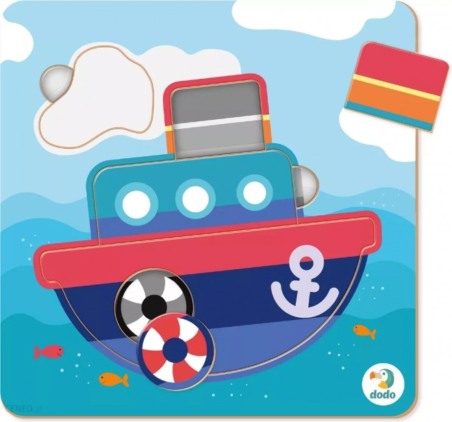 Otroški puzzle parnik DODO