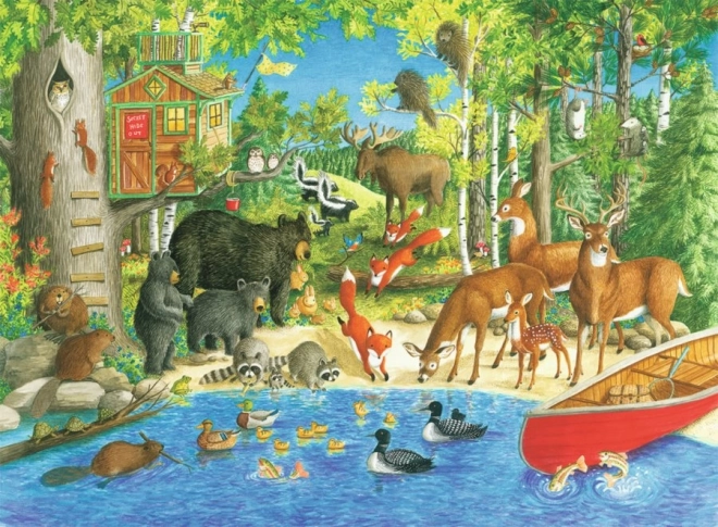 Ravensburger sestavljanka Gozdni prijatelji XXL 200 kosov