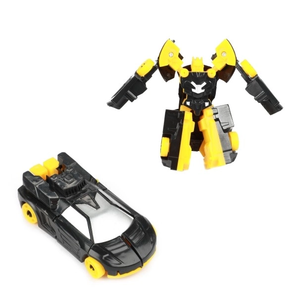 Transformersko vozilo/robot iz plastike 10 cm z barvno mešanico v plastični škatlici 5x10,5cm