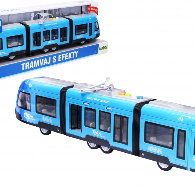 Tramvaj z učinki 44 cm na vztrajnik – češka embalaža