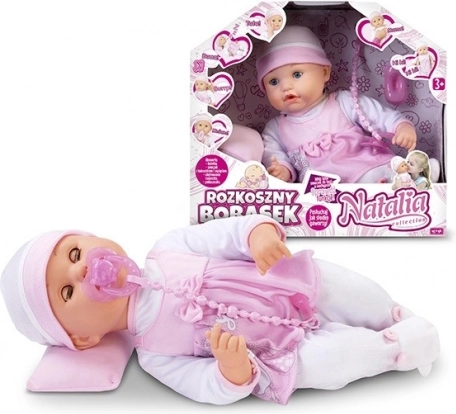 Interaktiv dojenček z dodatki Natalia Collection