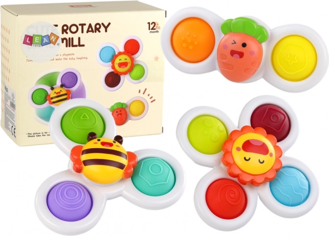 Senzorična igrača Spinners Bee Sunshine Carrot Suckers