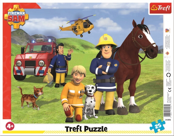 trefl puzzle gasilec sam – na straži 25 koščkov