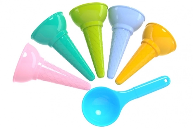 Set pisanih modelov za sladoled Sand 6221