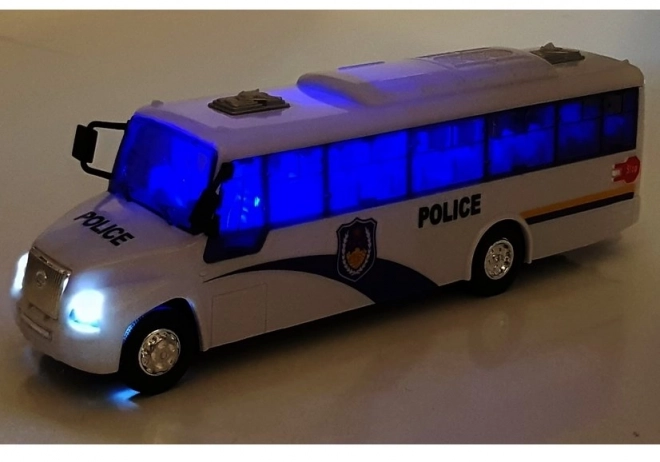 Model policijskega avtobusa Bela svetloba
