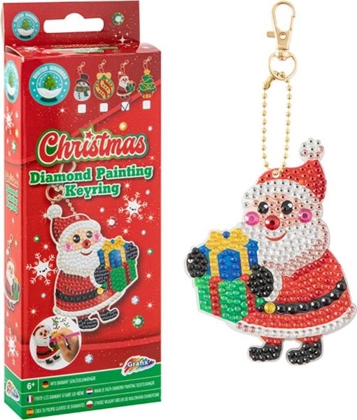 Božično slikanje z diamanti - obesek Santa
