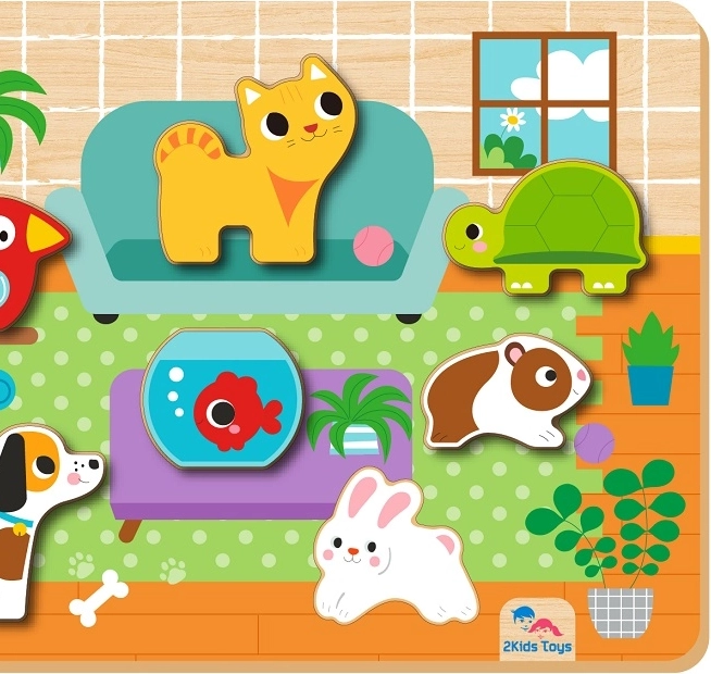 Vstavljiva sestavljenka Ljubčki od 2Kids Toys