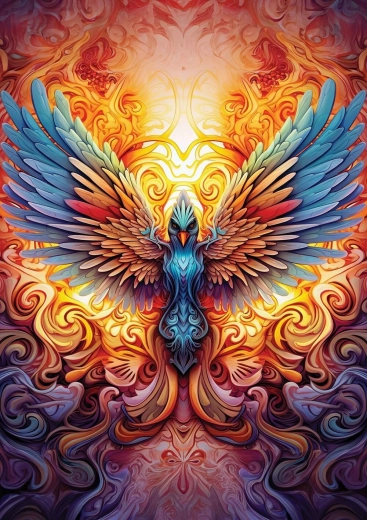 Sestavljanka Pisani feniks 1000 koščkov ART PUZZLE