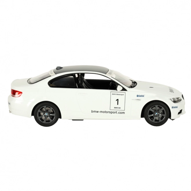 Dirkalni avto na daljinsko vodenje BMW M3 1:14 bel