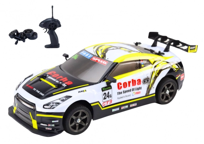 RC avto za drifting 1:16 z zamenljivimi kolesi