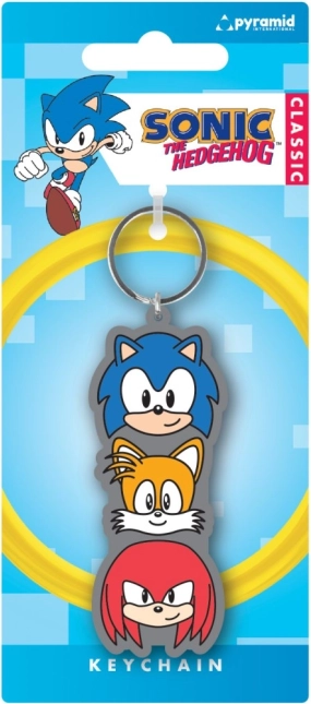 Obesek za ključe Sonic – gumijast, licenčen
