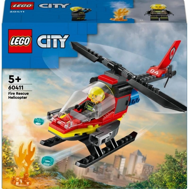 LEGO® City 60411 Gasilski reševalni helikopter