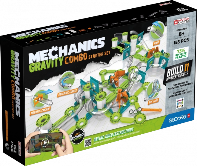Geomag Mechanics Začetni komplet 153 kosov