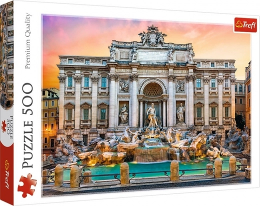 Sestavljanka 500 kosov Fontana di Trevi, Rim Trefl