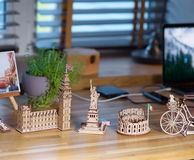 Ugears 3D lesene mehanske uganke Kolosej