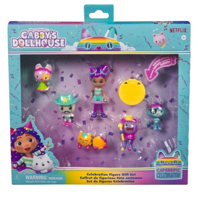 Darilni set zbirateljskih figuric Gabin čarobni domek – Praznovanje