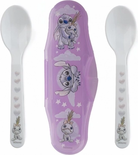 Komplet otroških žličk s etuijem Lilo in Stitch