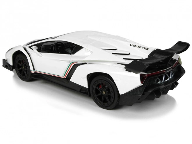 Daljinsko upravljano Lamborghini Veneno White 2.4G daljinsko upravljanje volana Zvočna svetlobna telesa