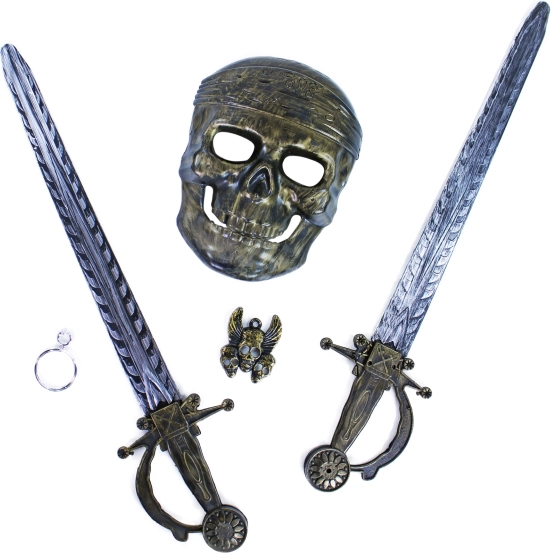 Piratski set z masko in meči