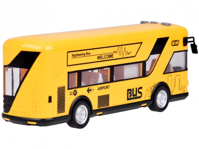 Rumeni parti avtobus odpiranje vrat zvoki luči glasba ZA5222