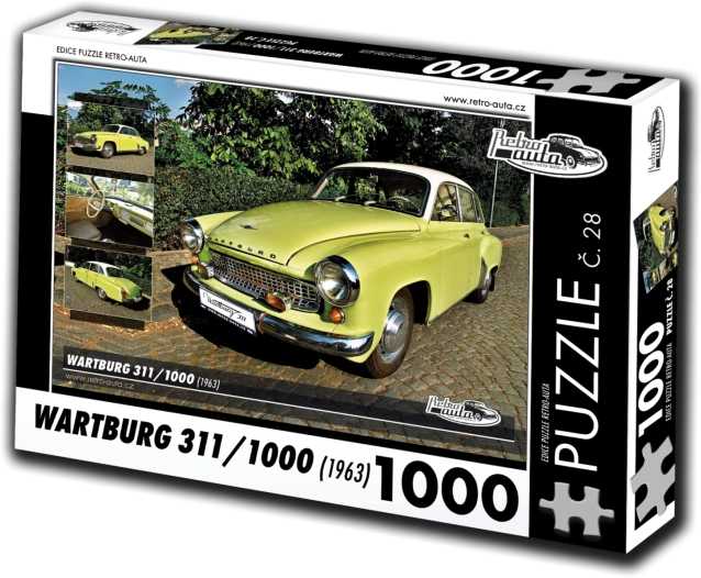 Sestavljanka RETRO-AVTOMOBILI Wartburg 311 (1963) 1000 kosov