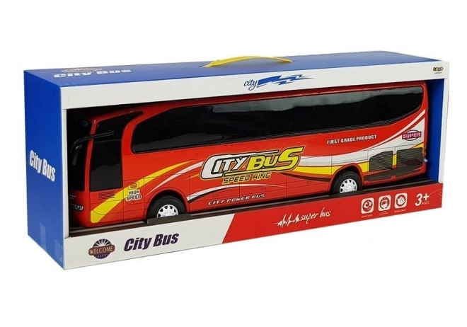 Mestni avtobus model rdeč 54cm