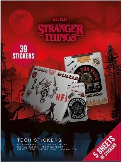 Nalepke Stranger Things 4 tehnične