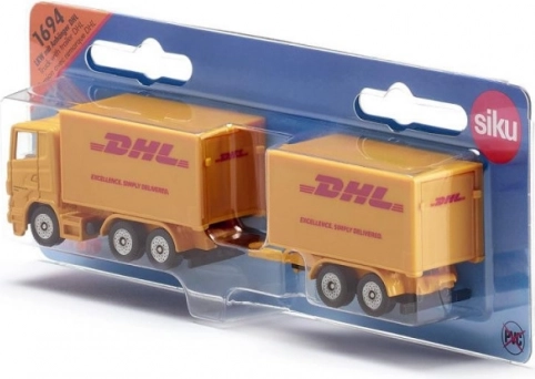 DHL dostavno vozilo s prikolico