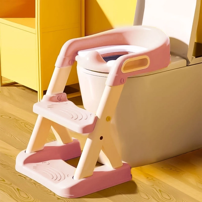 Rumeni otroški nočni kahlici s stopničkami ECOTOYS