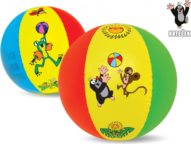 Napenljiv plažni žoga Krtek 61 cm