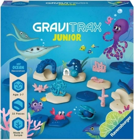 Ravensburger GraviTrax Junior Ocean – razširitveni komplet kroglične steze