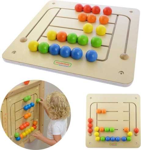 Izobraževalna Stenska Tabla z Krogličnim Labirintom Masterkidz