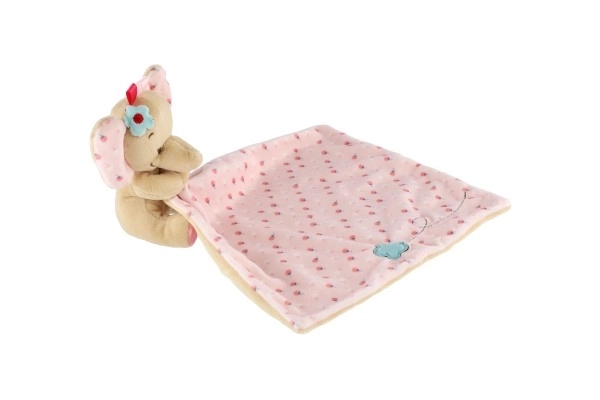 Plišast slonček roza 25x25 cm – Roza