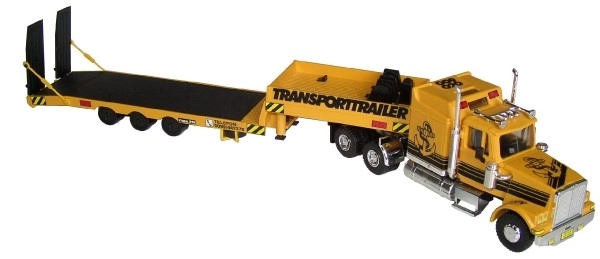 Gradbeni set Monti System MS 46 Transportni priklopnik Western Star 1:48 v škatli 32x20,5x7,5 cm