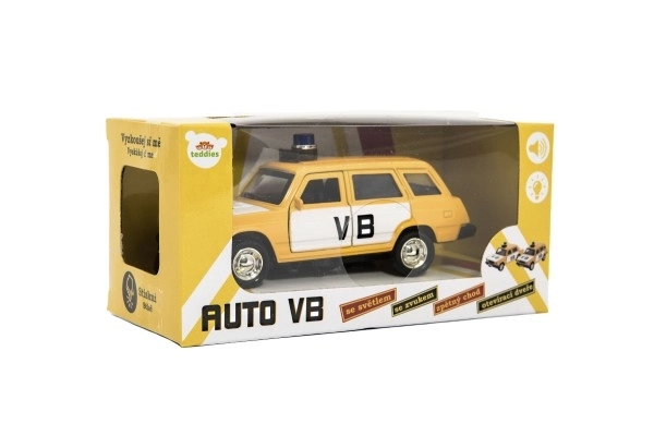 Policijski avto VB Lada Combi kovina/plast 12 cm z lučmi in zvokom